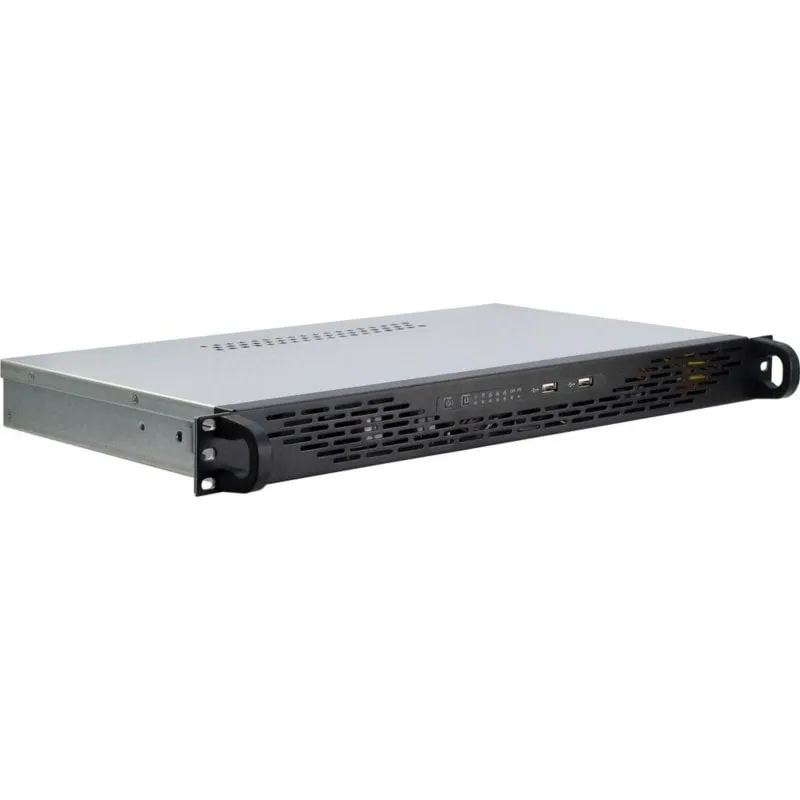 Server Inter-Tech 1U K-125L Mini ITX Rack 3 Bay USB 3.2 Gen 1