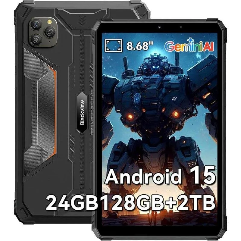 Tablet Blackview Active 5 4G 8,68" Nero 6GB 128GB Batteria Potente