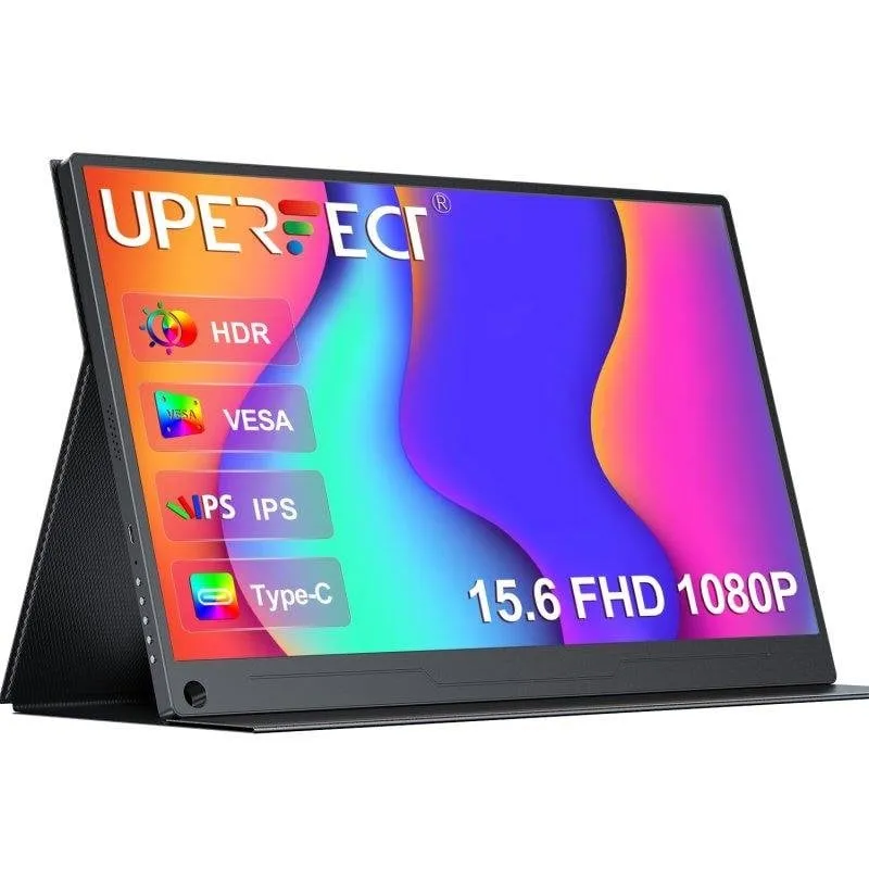 Monitor PC Uperfect 15,6" FullHD IPS HDMI Type-C VESA HDR Altoparlanti