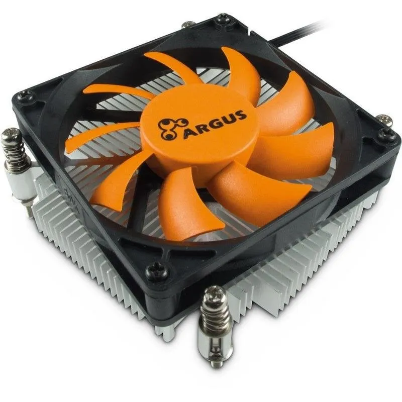 Raffreddamento Aria Inter-Tech Socket 1150/1151/1155/1156/1200 8 cm Argus T-200 Nero Arancione