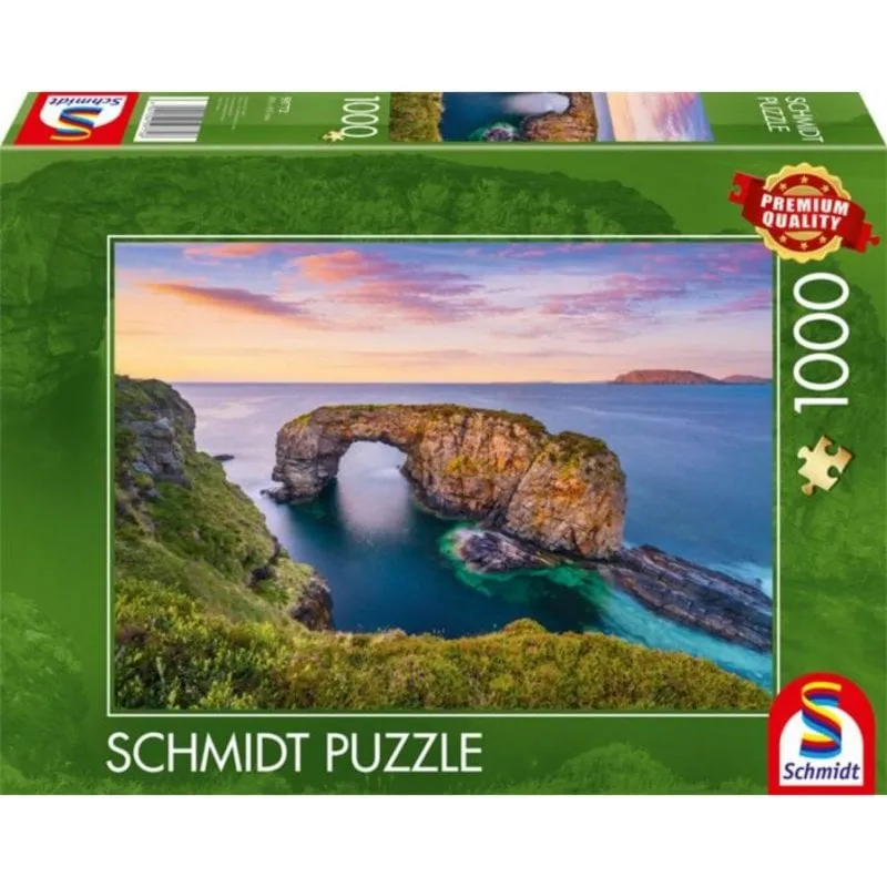 Puzzle 1000 pezzi Schmidt Spiele Grande Arco del Mare di Pollet