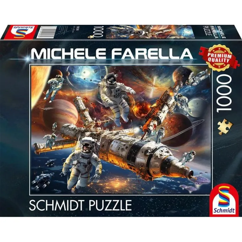 Puzzle 1000 pezzi Schmidt Spiele Michele Farella Mundos estelares mágicos