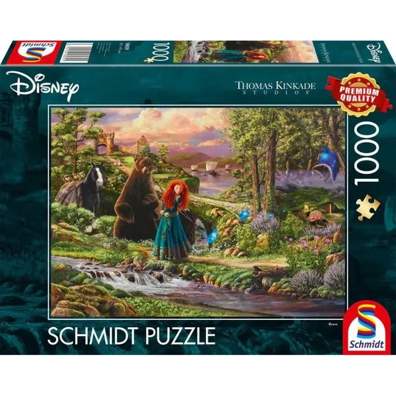 Puzzle 1000 pezzi Schmidt Spiele Thomas Kinkade Disney Dreams Collection