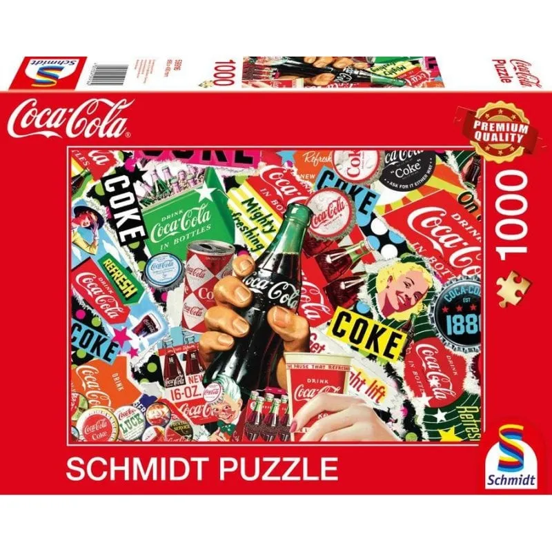 Puzzle Schmidt Spiele Coca Cola is it! 1000 pezzi