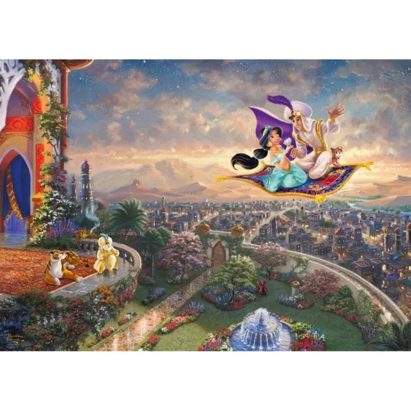 Puzzle 1000 pezzi Schmidt Spiele Aladdin Disney Thomas Kinkade Studios