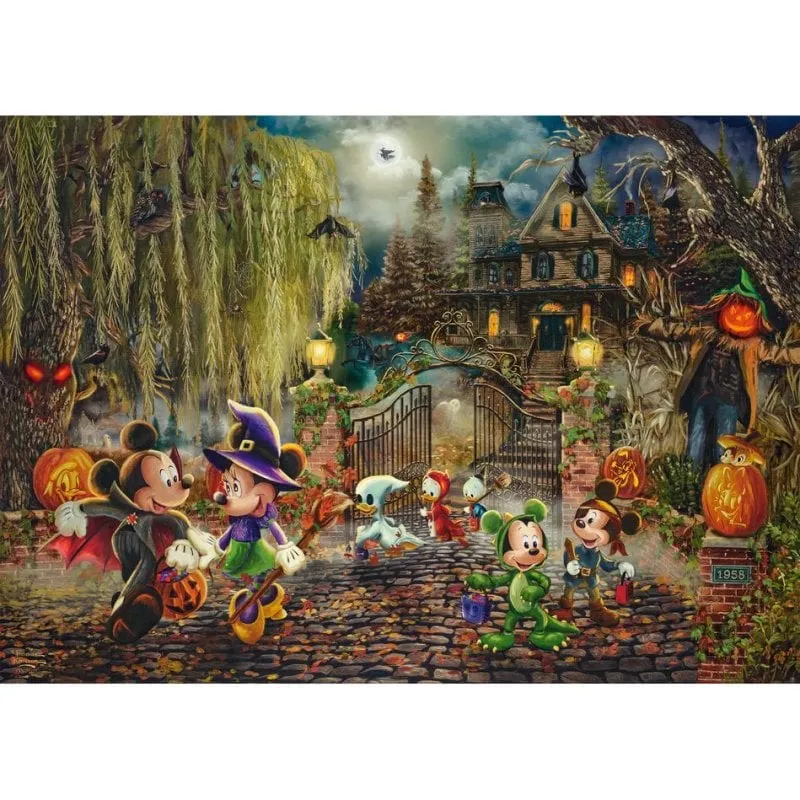 Puzzle 1000 pezzi Schmidt Spiele Disney Dreams Collection Thomas Kinkade Studios opaco anti-riflesso