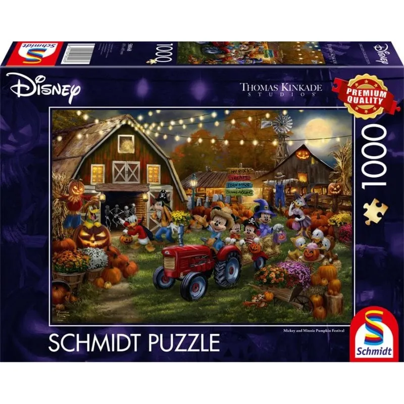Puzzle 1000 pezzi Schmidt Spiele Mickey & Minnie Festival della Zucca