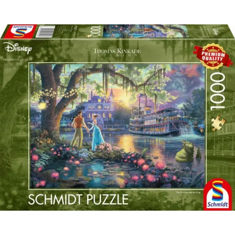 Puzzle 1000 pezzi Schmidt Spiele Disney Dreams Collection La Principessa e il Rospo