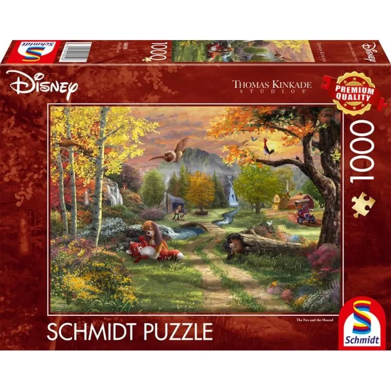 Puzzle 1000 pezzi Schmidt Spiele Disney El zorro y el sabueso