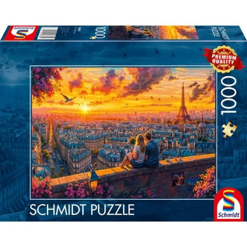 Puzzle 1000 pezzi Schmidt Spiele Panorama di Parigi