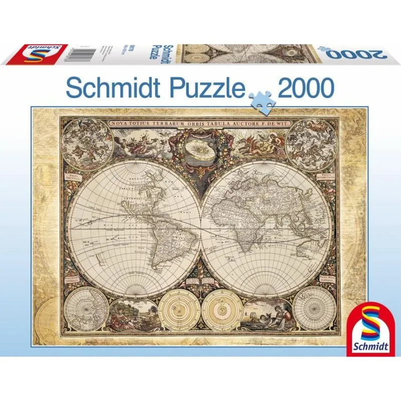 Puzzle Schmidt Spiele 58178 2000 pezzi Carte