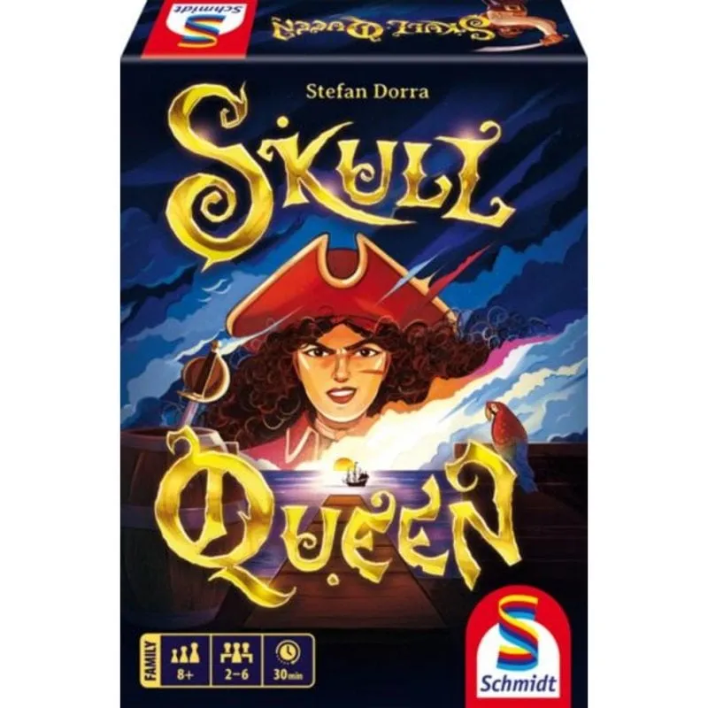 Gioco da tavolo Schmidt Spiele Skull Queen, familiare, 2-6 giocatori, 30 min