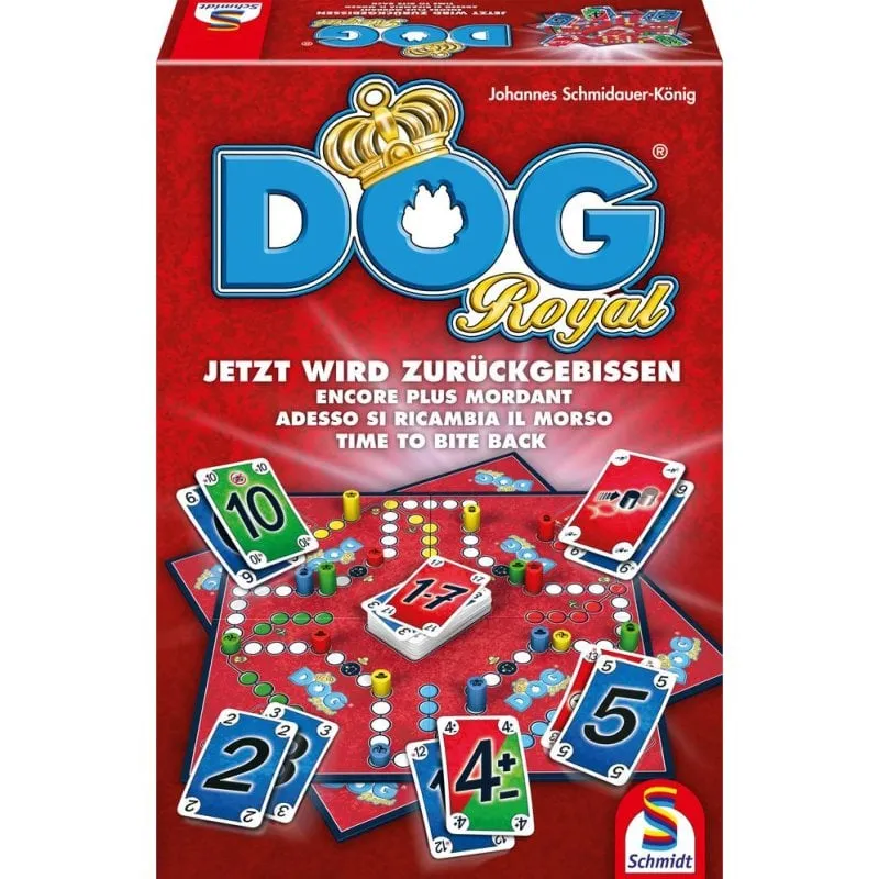 Gioco da tavolo Schmidt Spiele Dog Royal, familiare, 2-6 giocatori, 45 min