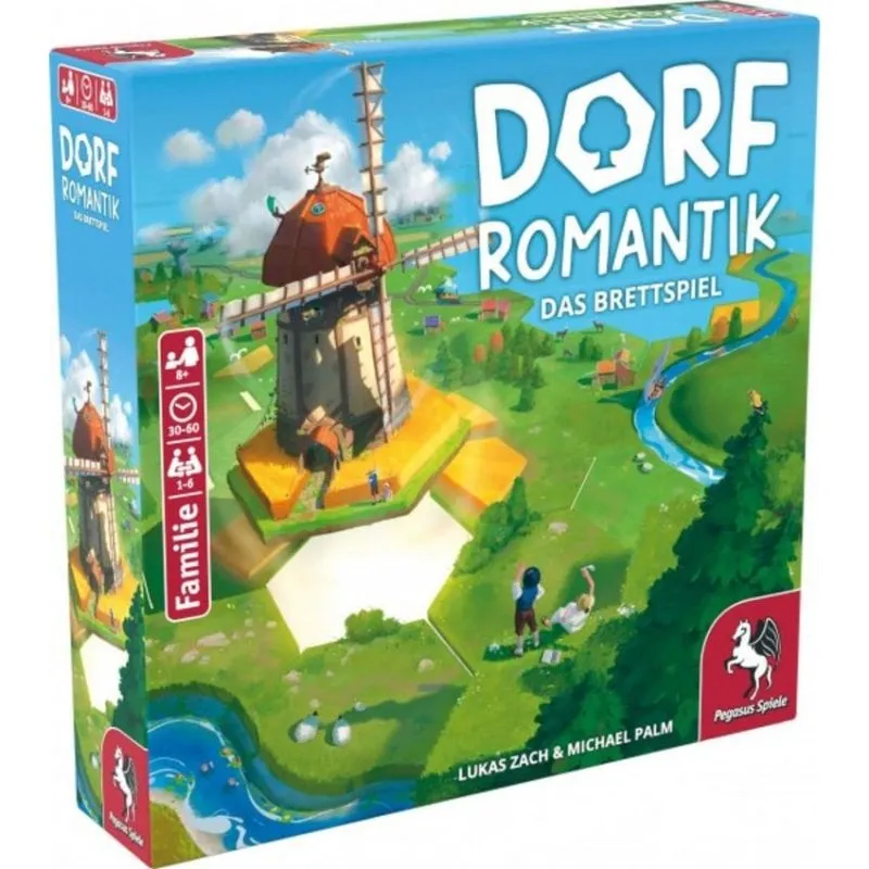 Gioco da tavolo Pegasus Dorfromantik - Gioco familiare di strategia 1-6 giocatori