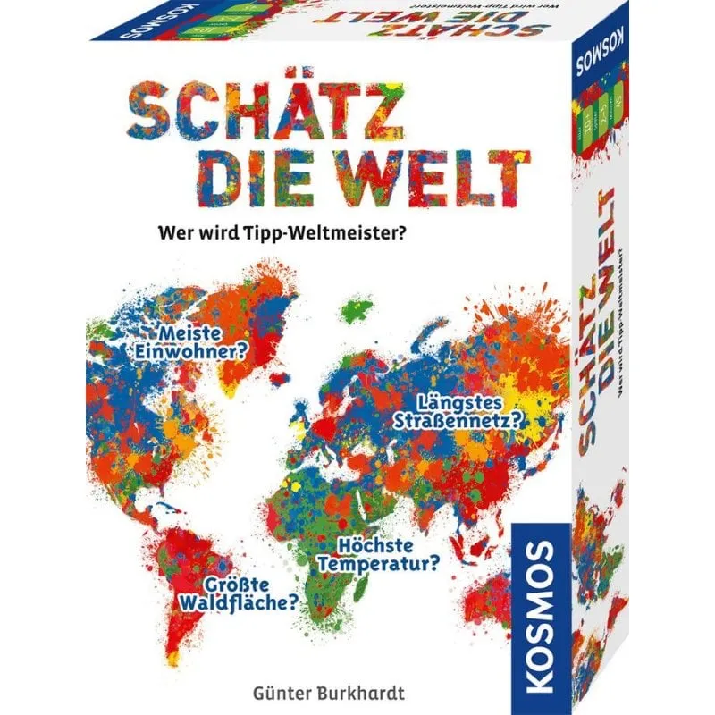 Gioco da tavolo KOSMOS Schätz die Welt Educativo Famiglia 10 anni