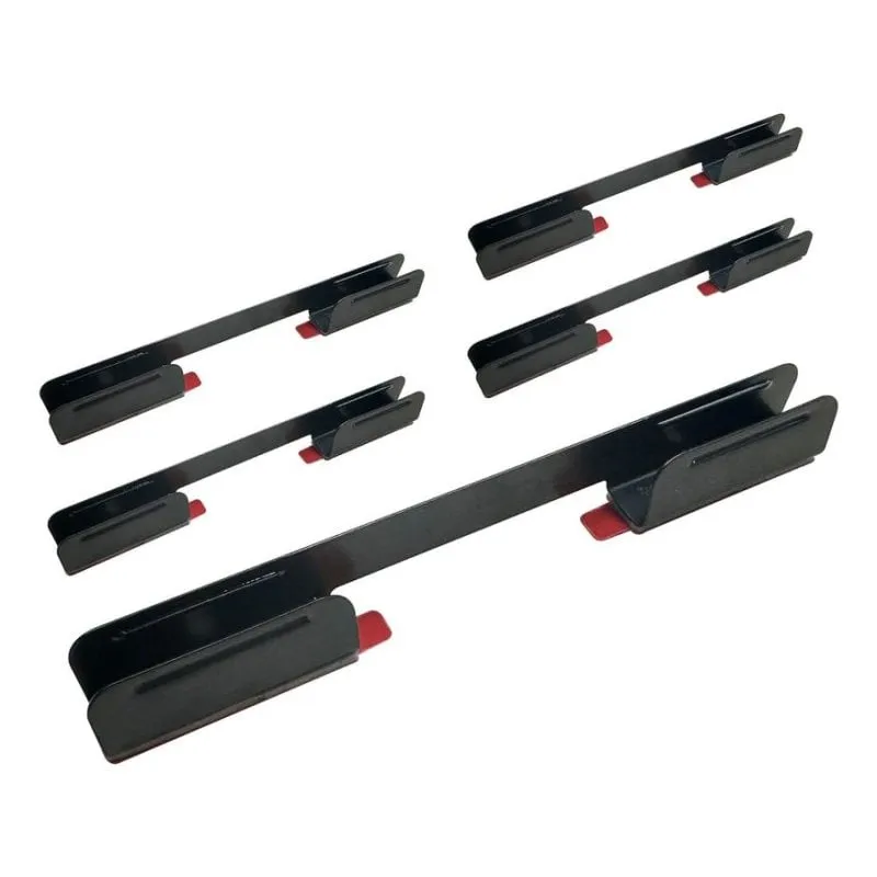 Clip di montaggio Govee H10D2001 per Neon Rope Light 2, Nero, Metallo, Pack 5 unità