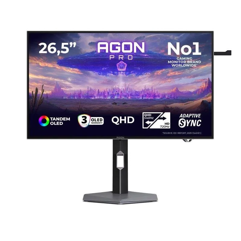Monitor PC AOC AGON PRO AGP277QKDC 26,5" Quad HD 720Hz OLED G-Sync HDR500 0,03ms