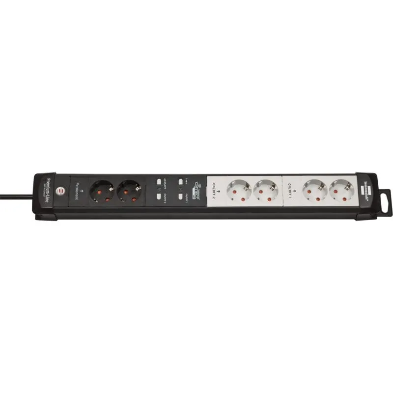 Multipresa Brennenstuhl Connect Premium-Line 6 prese con interruttore e protezione