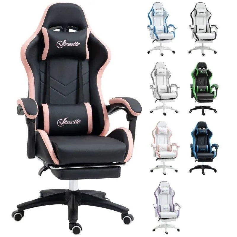 Sedia Gaming Rolipo Ribassabile 135° con Reposapiés e Reposacapo