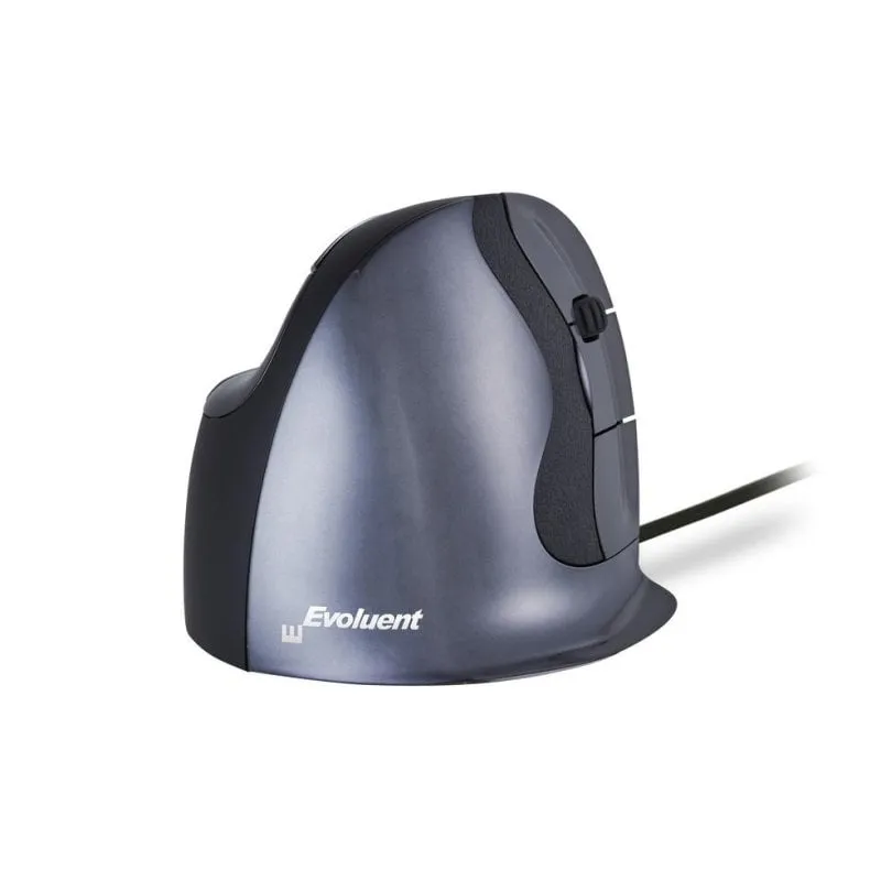 Mouse Evoluent D verticale destro USB Tipo-A 3200 DPI nero con cavo