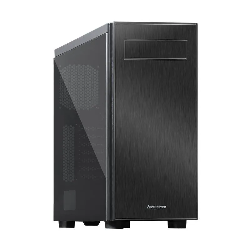 Case PC Chieftec AL-02B-TG-OP Torre Nero ATX Vetro Temperato