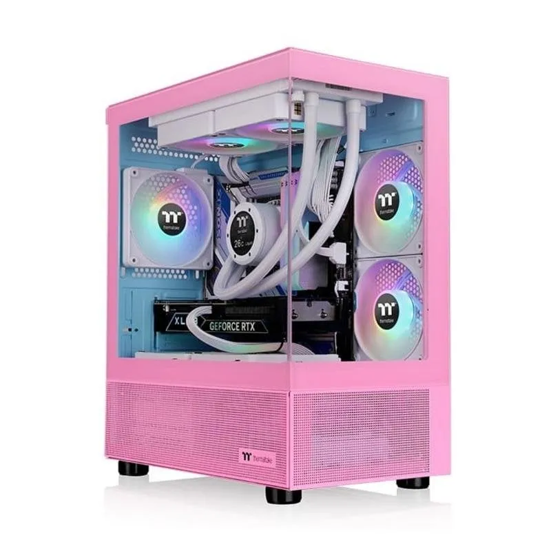 Case PC Thermaltake View 170 TG ARGB Micro Tower Rosa