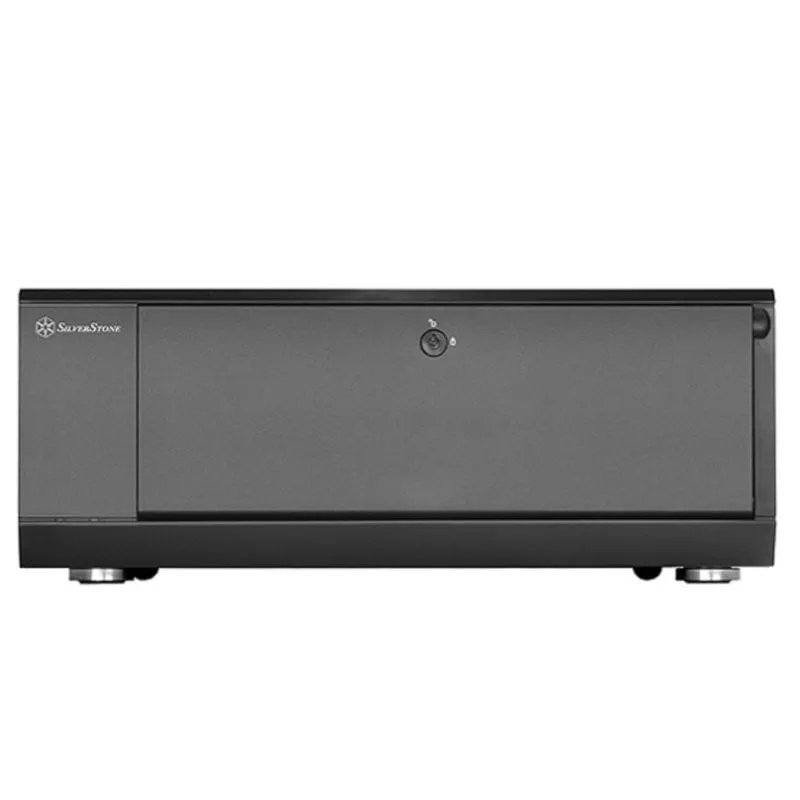 Case PC SilverStone GD10 HTPC Nero ATX
