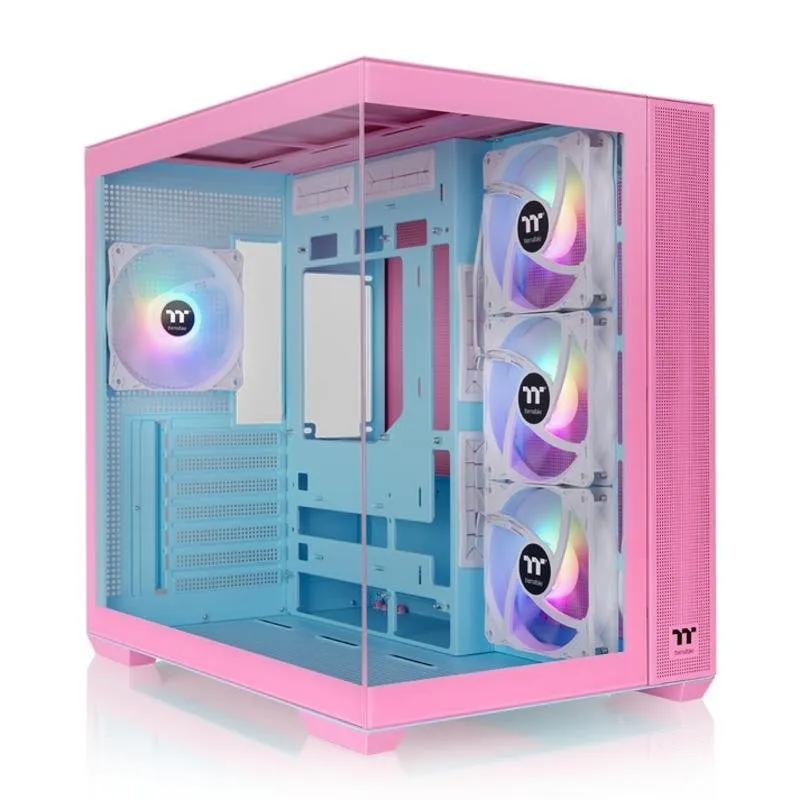 Case PC Thermaltake View 380 TG ARGB Bianco Vetro Temperato ATX