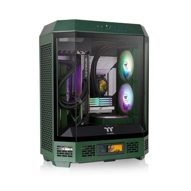 Case PC Thermaltake Tower 600 Verde ATX Micro ATX Mini-ITX Vetro Temprato
