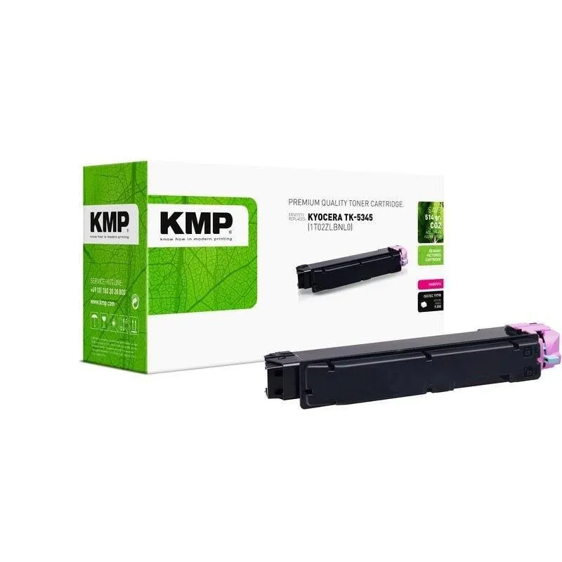 Cartuccia Toner KMP Magenta Compatibile Kyocera TK5345M 9000 pagine