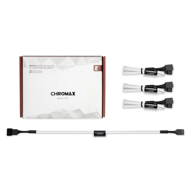 Cavo di estensione Noctua NA-SEC1 Chromax White 30 cm 4 pini PWM
