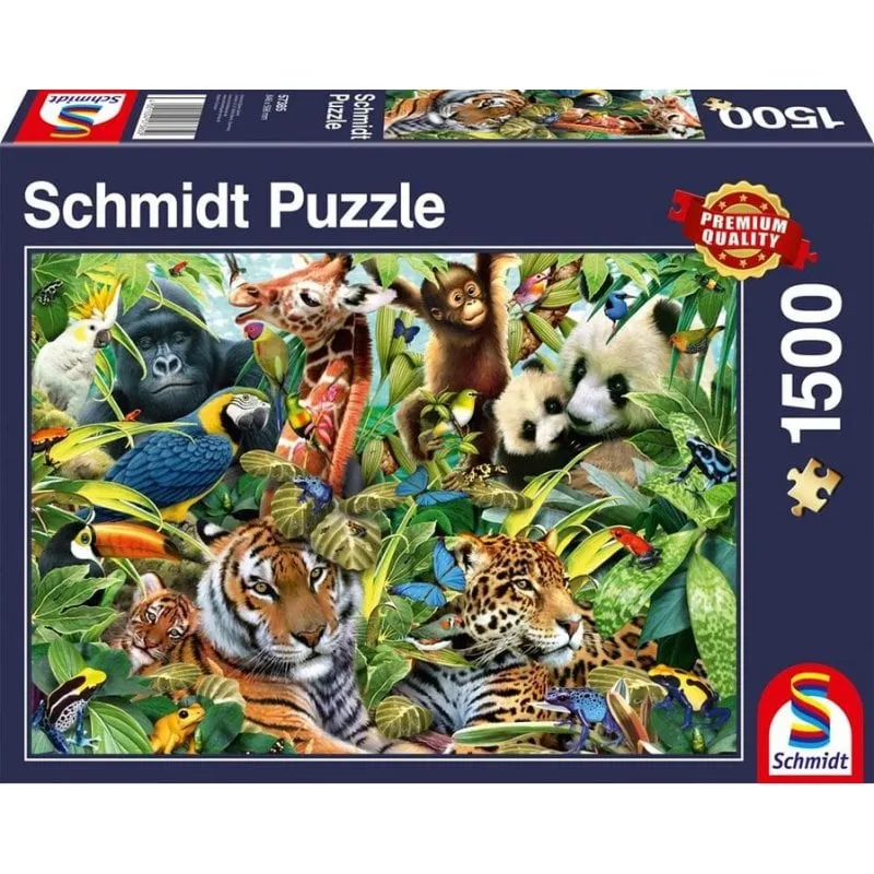 Puzzle Schmidt Spiele 1500 pezzi Animali 12 anni
