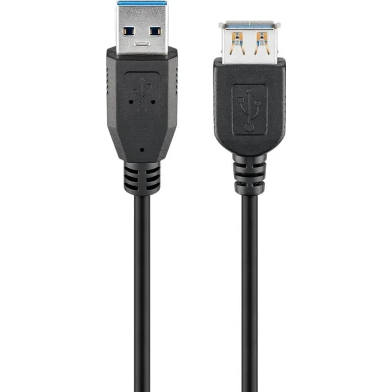 Cavo di estensione USB 3.2 Gen 1 Goobay 93999 3 m Nero