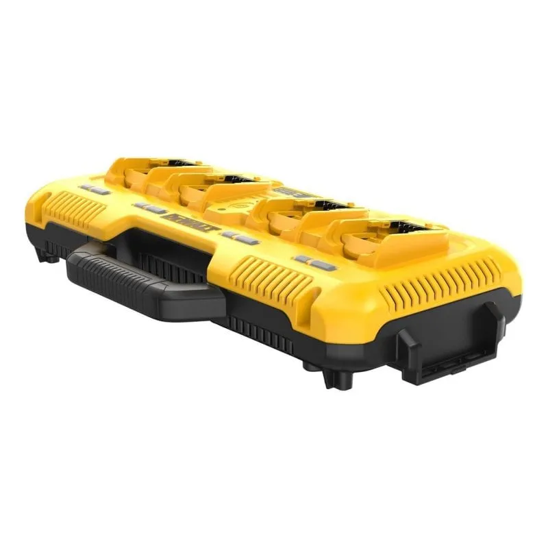 Caricatore rapido quadruplo DeWalt DCB104-QW per batterie Li-Ion XR e FLEXVOLT