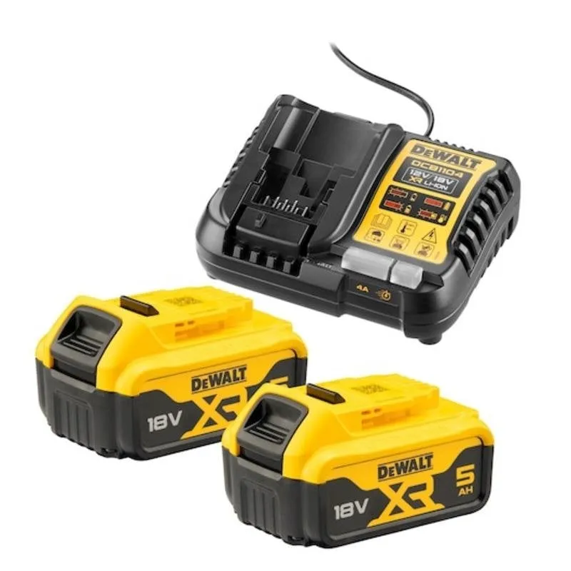 Caricatore e batterie DeWALT DCB1104P2-QW 18V 5Ah
