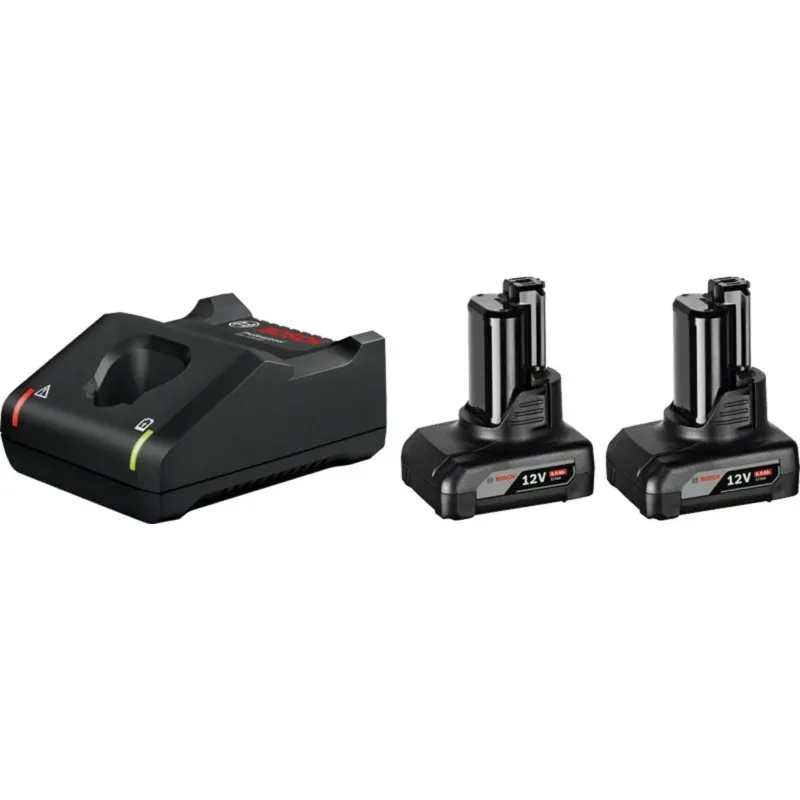 Kit caricatore e batterie 12 V 6 Ah litio-ione Bosch