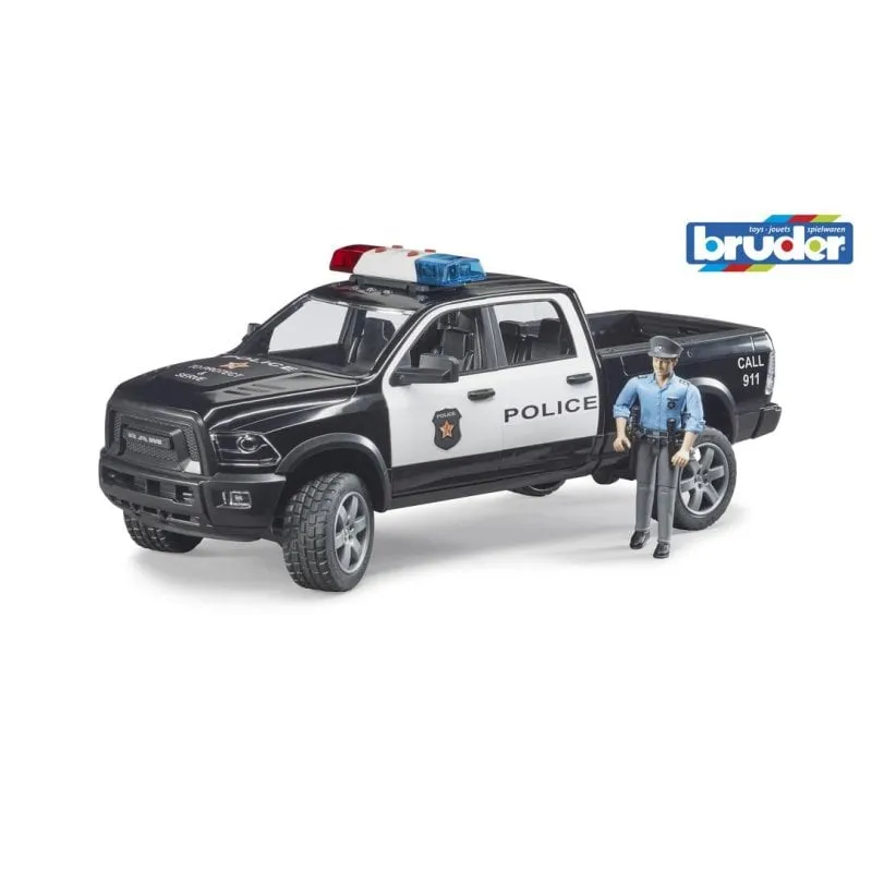 Auto di polizia BRUDER 02505 1:16 con suono e illuminazione