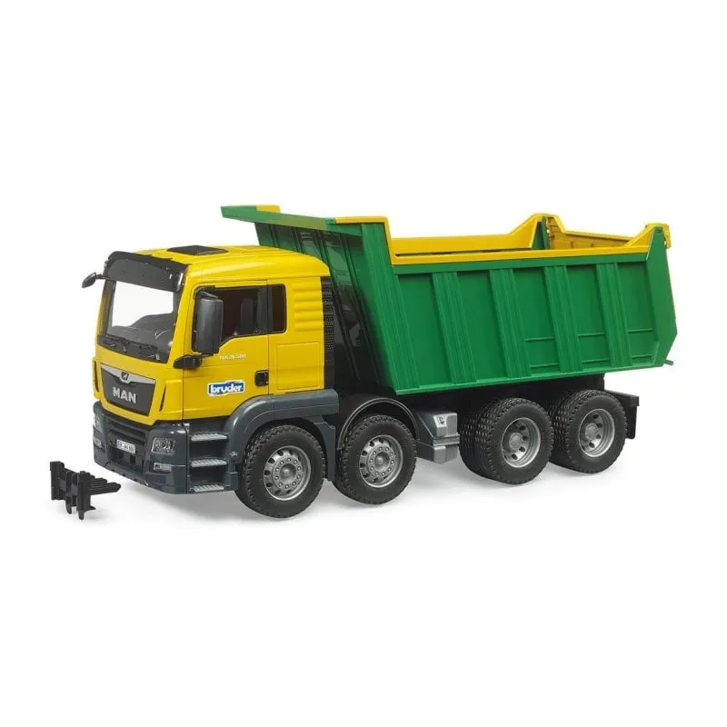 Camion BRUDER MAN TGS Scala 1:16 ABS Giallo Verde
