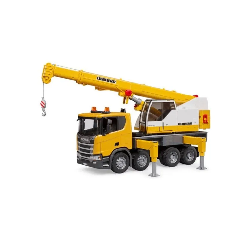 Camion gru BRUDER 03571 Scala 1:16 con suono e luce