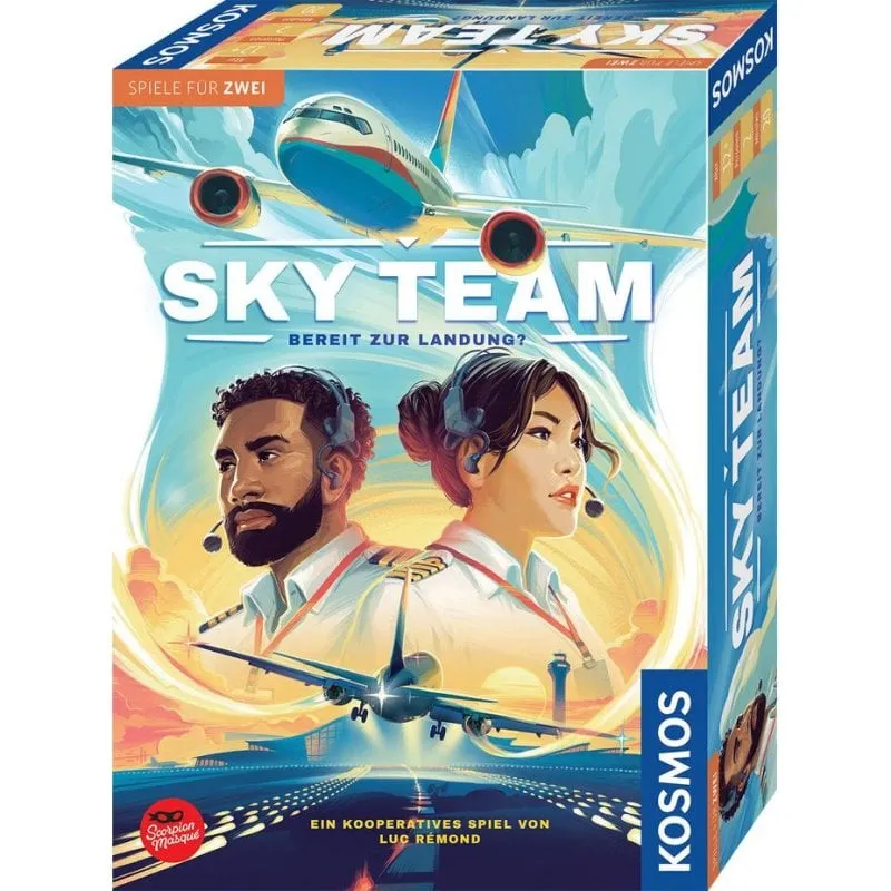 Gioco da tavolo Kosmos Sky Team cooperativo viaggio avventura 2 giocatori