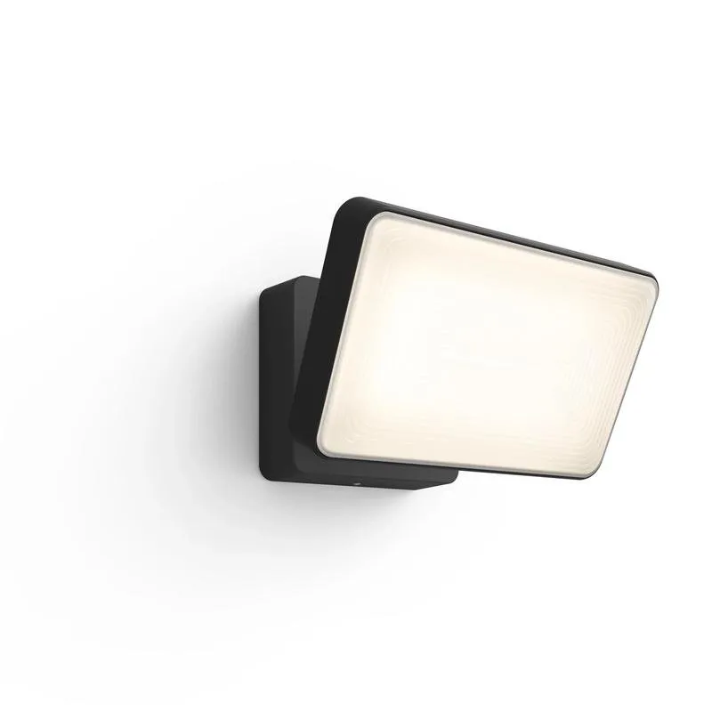 Proiettore esterno intelligente Philips Hue Welcome Bluetooth/Zigbee Nero