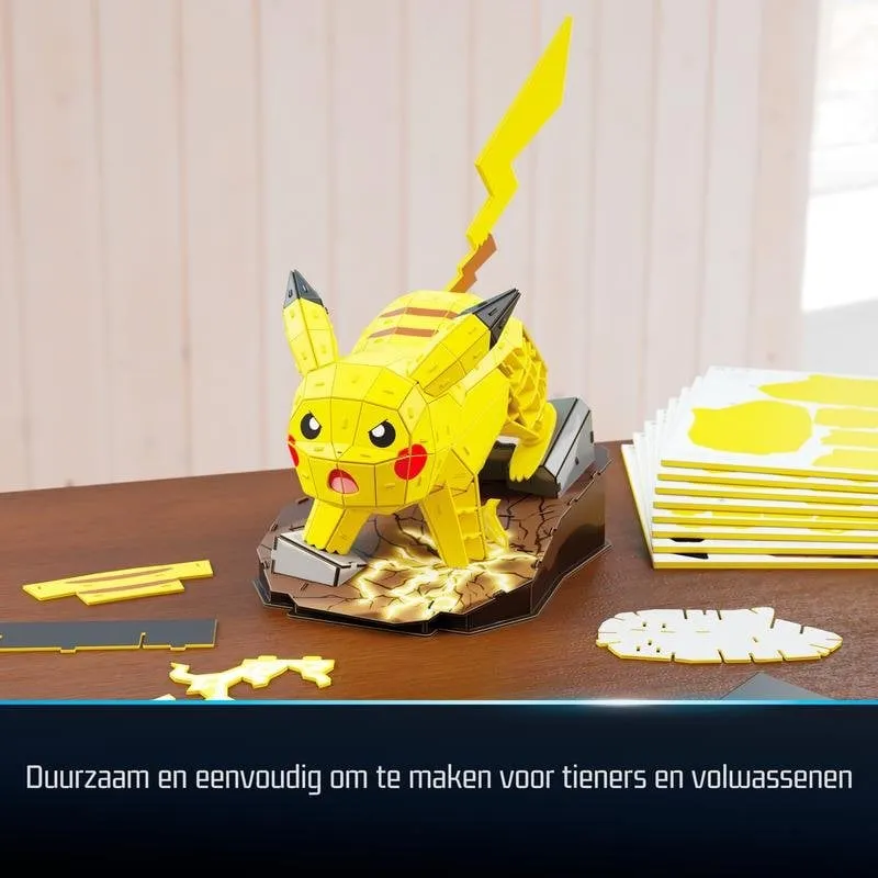 Puzzle 3D Pikachu 4D Build 201 pezzi 33 cm Spin Master