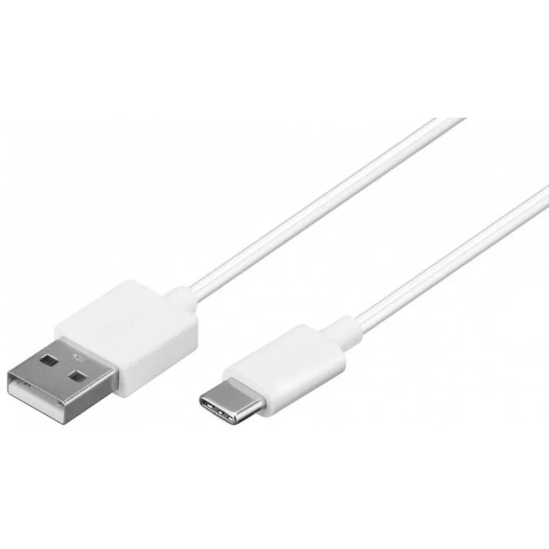Cavo USB Goobay 59130 2 m USB A a USB C USB 2.0 Bianco