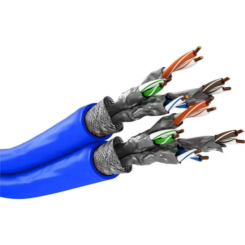 Cavo di rete Goobay 75716 Cat7a 50 m F/FTP Blu