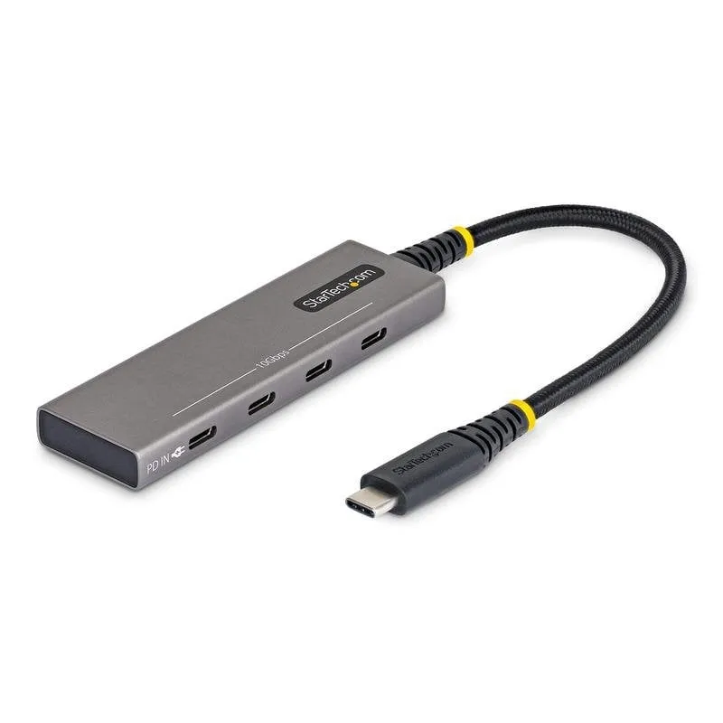 Hub StarTech 4 porte USB 3.2 Gen 2 10 Gbps modello 309B-USBC-HUB con ricarica 100 W