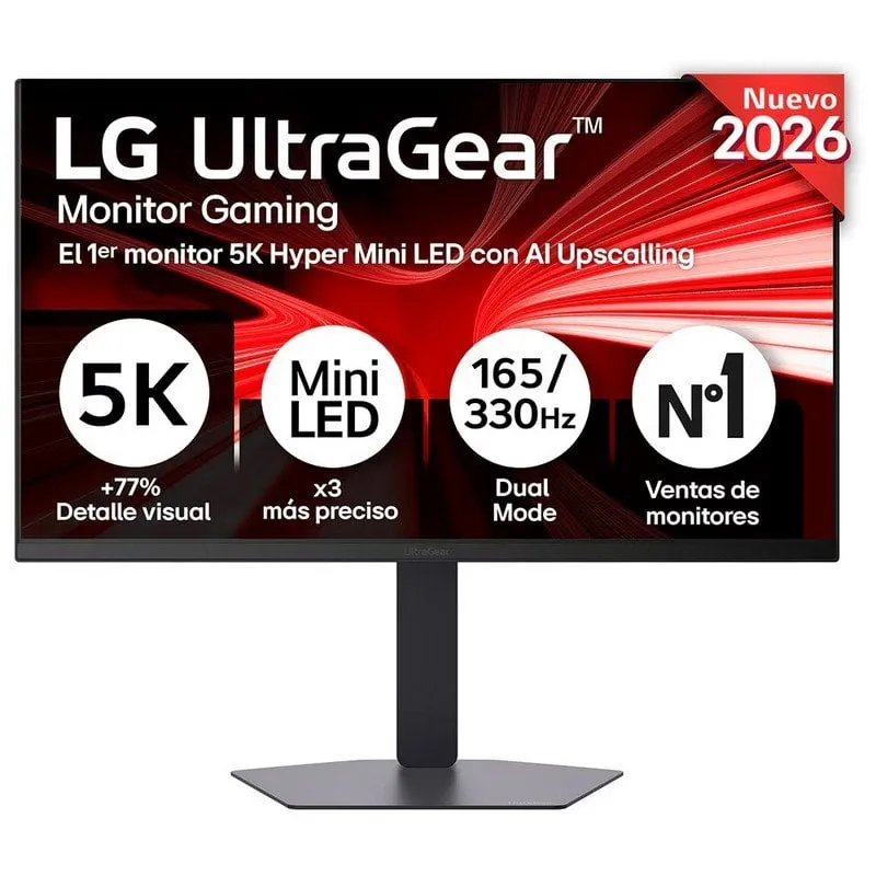 Monitor PC LG 27GM950B-B.AEU 27" UltraHD 5K 165Hz IPS HDR10 G-SYNC FreeSync Altoparlanti 1ms
