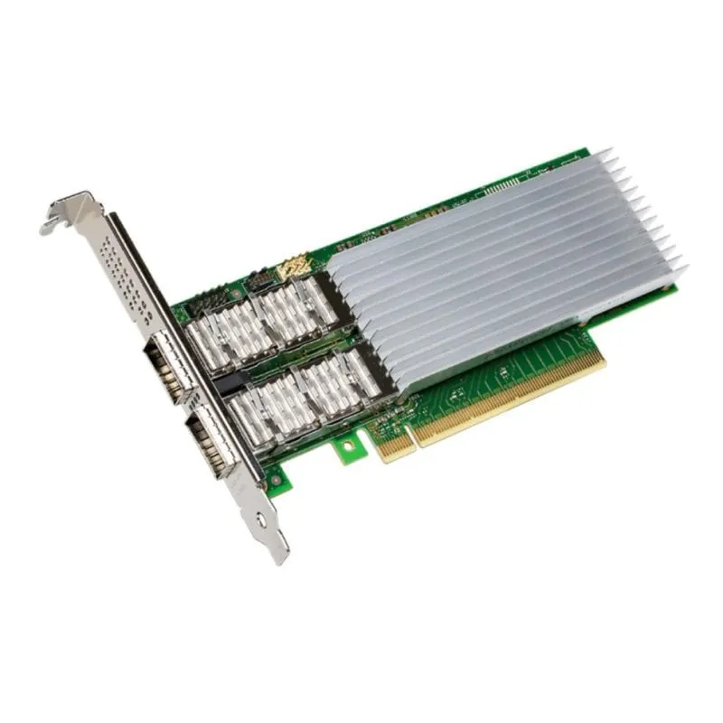 Scheda di Rete Intel E810-CQDA2 PCIe 4.0 Fibra 100 Gbit/s QSFP28