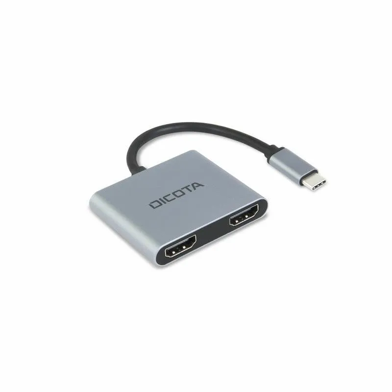 Station Dock USB Type C DICOTA D32063 Argento 4K Ultra HD