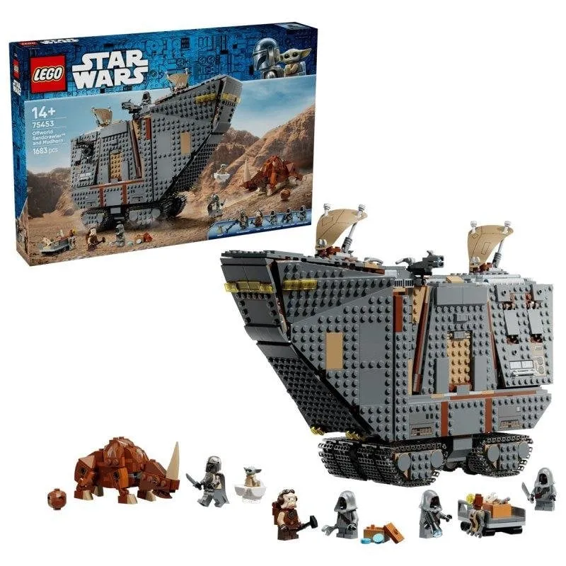 LEGO Star Wars Reptatore delle Sabbie Esterno e Mudhorn 75453 1683 pezzi