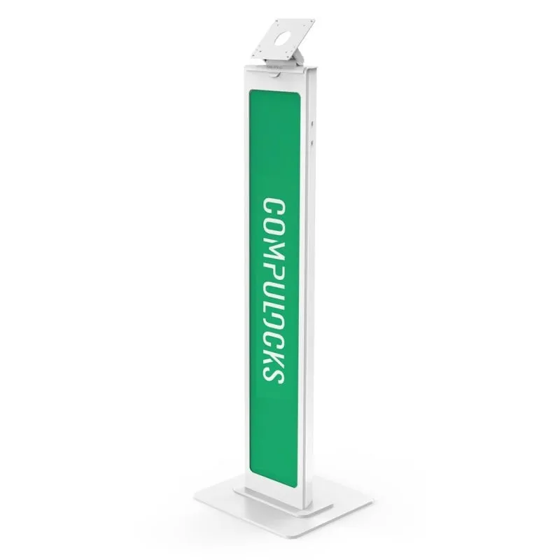 Supporto a pavimento Compulocks 140W per tablet/UMPC bianco VESA 75x75 a 100x100